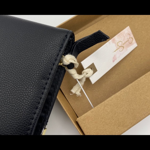 Jessica Simpson Frankie Wallet, Black - Picture 3 of 11
